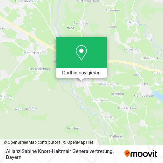 Allianz Sabine Knott-Haltmair Generalvertretung Karte