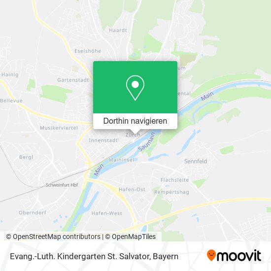 Evang.-Luth. Kindergarten St. Salvator Karte