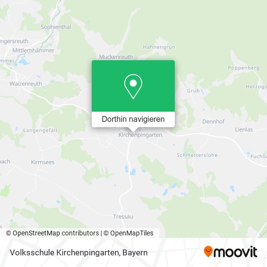 Volksschule Kirchenpingarten Karte