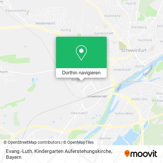 Evang.-Luth. Kindergarten Auferstehungskirche Karte