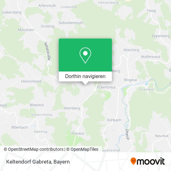 Keltendorf Gabreta Karte