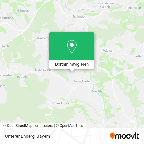 Unterer Enberg Karte