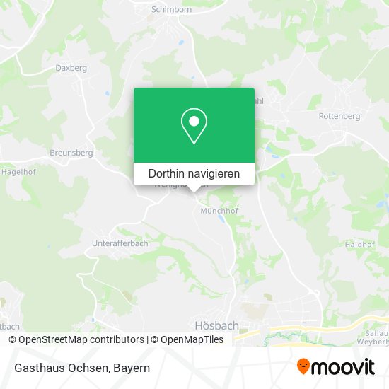 Gasthaus Ochsen Karte