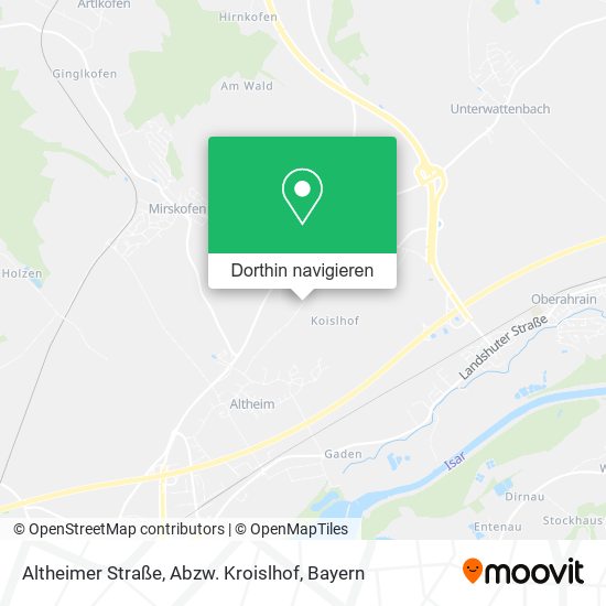 Altheimer Straße, Abzw. Kroislhof Karte