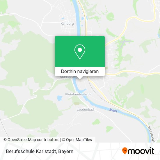 Berufsschule Karlstadt Karte