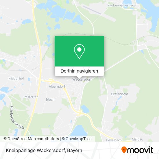 Kneippanlage Wackersdorf Karte