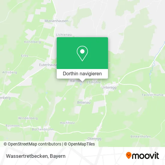 Wassertretbecken Karte