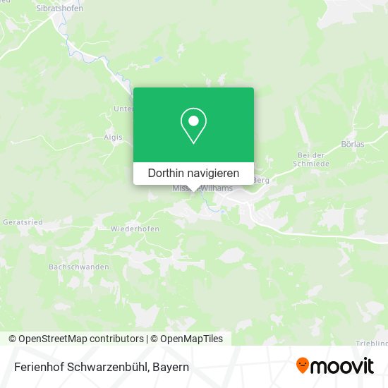 Ferienhof Schwarzenbühl Karte