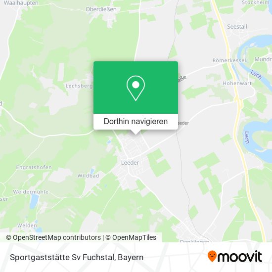 Sportgaststätte Sv Fuchstal Karte