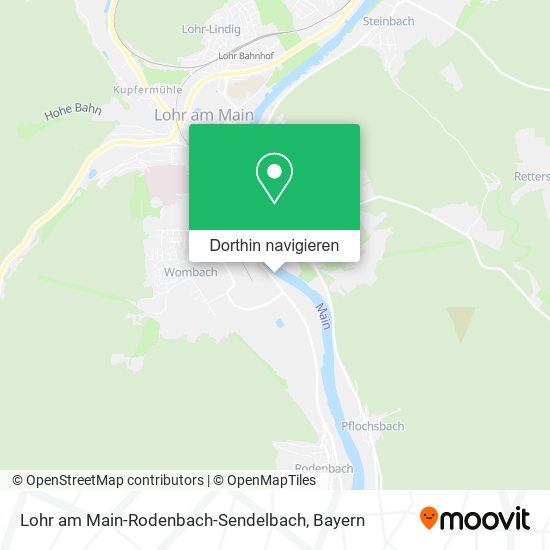 Lohr am Main-Rodenbach-Sendelbach Karte