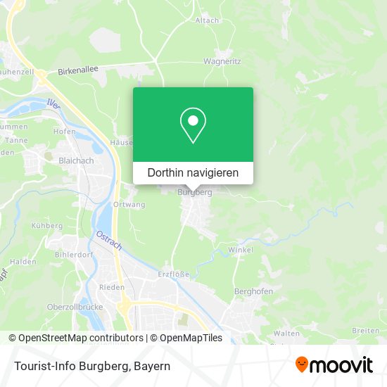 Tourist-Info Burgberg Karte