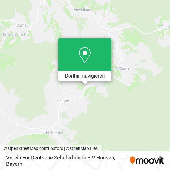Verein Für Deutsche Schäferhunde E.V Hausen Karte