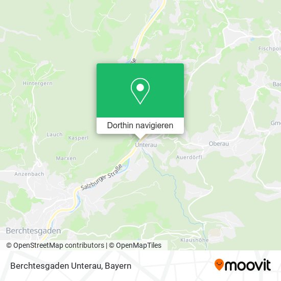 Berchtesgaden Unterau Karte