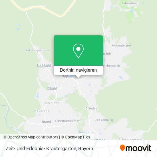 Zeit- Und Erlebnis- Kräutergarten Karte