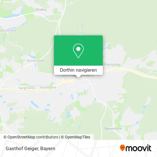 Gasthof Geiger Karte