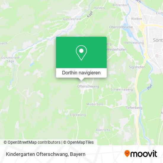 Kindergarten Ofterschwang Karte