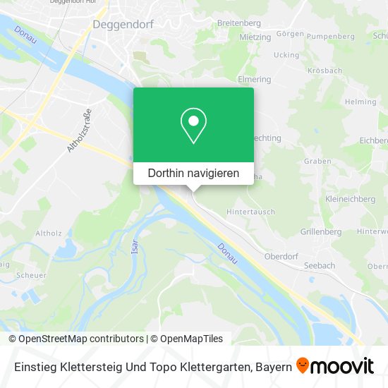 Einstieg Klettersteig Und Topo Klettergarten Karte