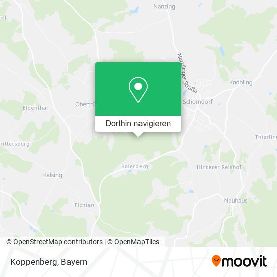 Koppenberg Karte