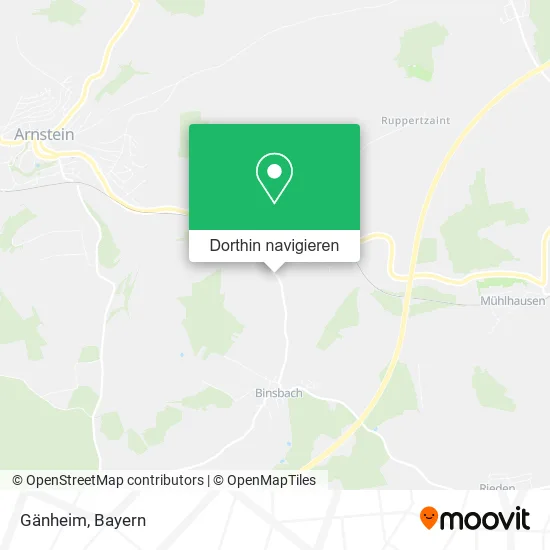 Gänheim Karte