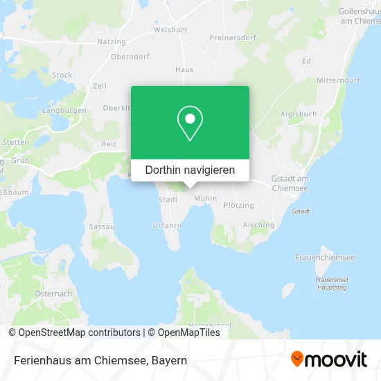 Ferienhaus am Chiemsee Karte