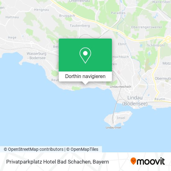 Privatparkplatz Hotel Bad Schachen Karte