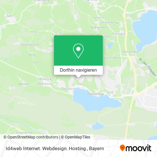 Id4web Internet. Webdesign. Hosting. Karte