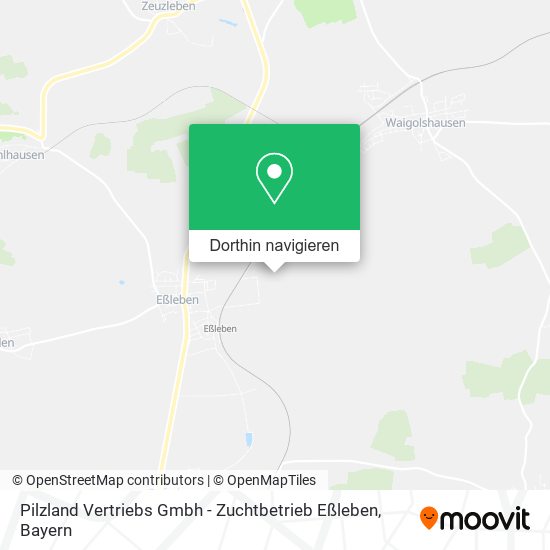 Pilzland Vertriebs Gmbh - Zuchtbetrieb Eßleben Karte
