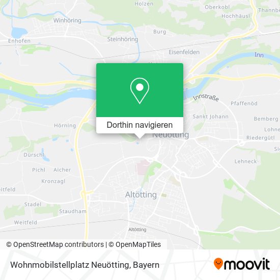 Wohnmobilstellplatz Neuötting Karte