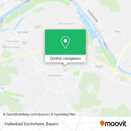 Hallenbad Gochsheim Karte