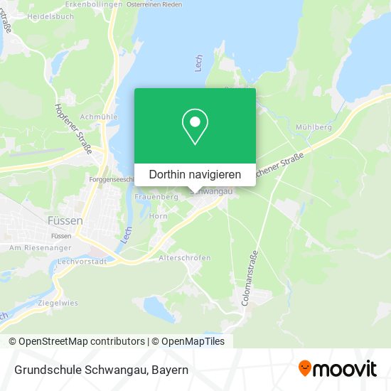 Grundschule Schwangau Karte