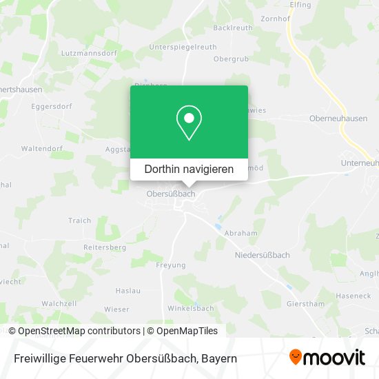 Freiwillige Feuerwehr Obersüßbach Karte