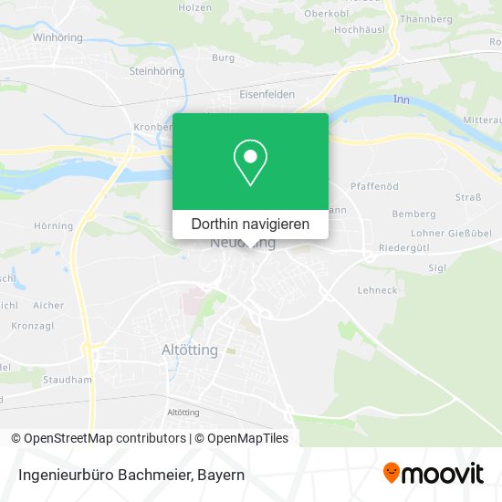 Ingenieurbüro Bachmeier Karte