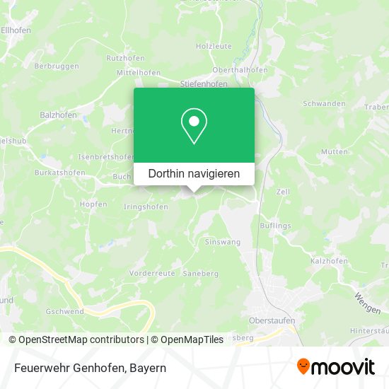 Feuerwehr Genhofen Karte
