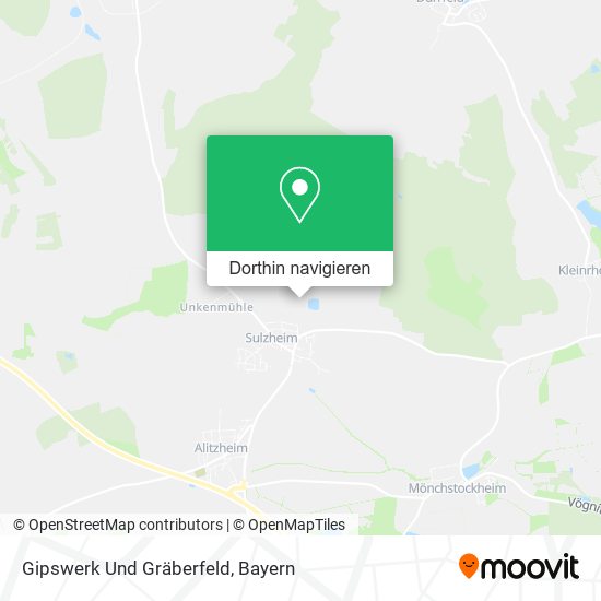 Gipswerk Und Gräberfeld Karte