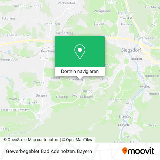Gewerbegebiet Bad Adelholzen Karte