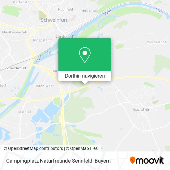 Campingplatz Naturfreunde Sennfeld Karte