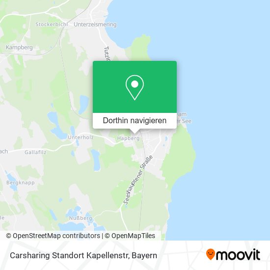 Carsharing Standort Kapellenstr Karte