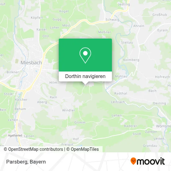 Parsberg Karte