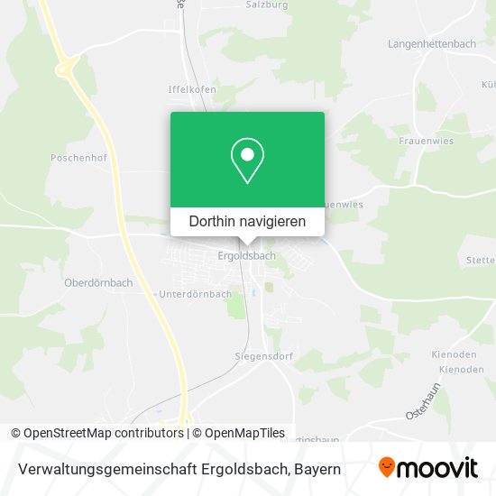 Verwaltungsgemeinschaft Ergoldsbach Karte