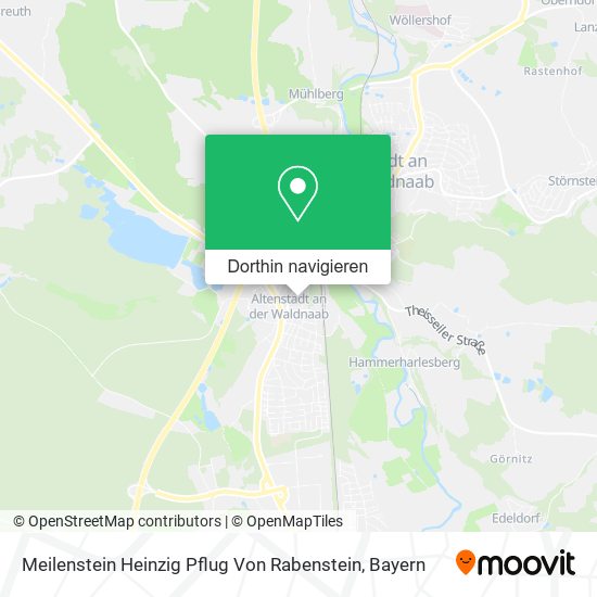 Meilenstein Heinzig Pflug Von Rabenstein Karte