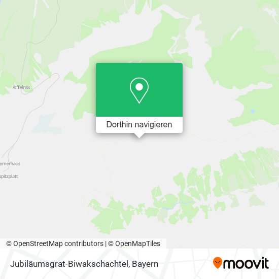 Jubiläumsgrat-Biwakschachtel Karte