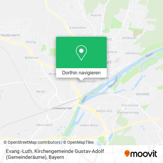 Evang.-Luth. Kirchengemeinde Gustav-Adolf (Gemeinderäume) Karte