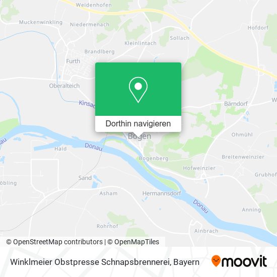 Winklmeier Obstpresse Schnapsbrennerei Karte