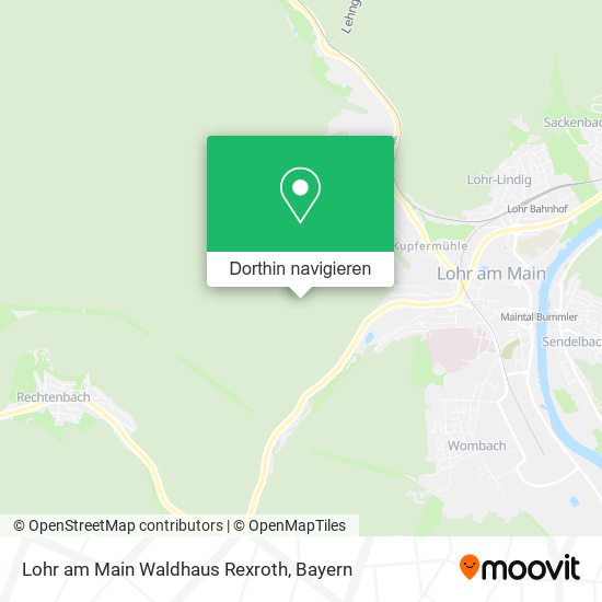 Lohr am Main Waldhaus Rexroth Karte
