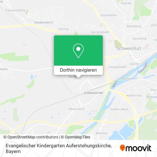 Evangelischer Kindergarten Auferstehungskirche Karte
