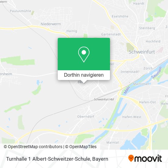 Turnhalle 1 Albert-Schweitzer-Schule Karte