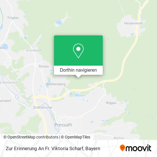 Zur Erinnerung An Fr. Viktoria Scharf Karte