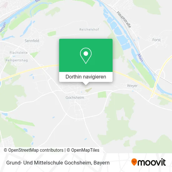 Grund- Und Mittelschule Gochsheim Karte