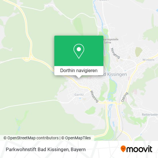 Parkwohnstift Bad Kissingen Karte