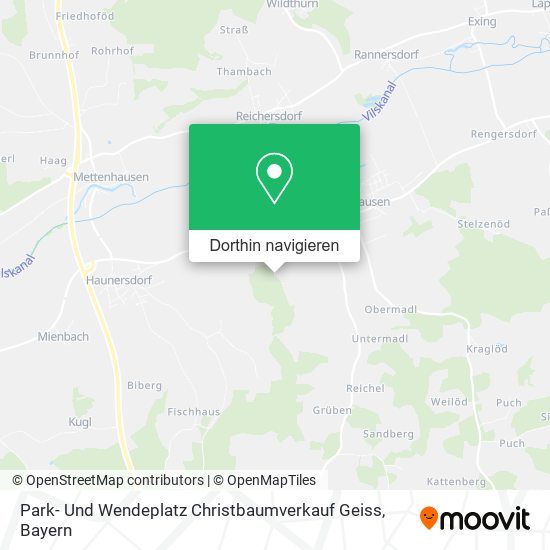 Park- Und Wendeplatz Christbaumverkauf Geiss Karte